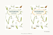 Snowdrop Watercolor Clipart Set, a Decorative Illustration by MariaScaroniAtelier (Thumbnail 4 of 7)