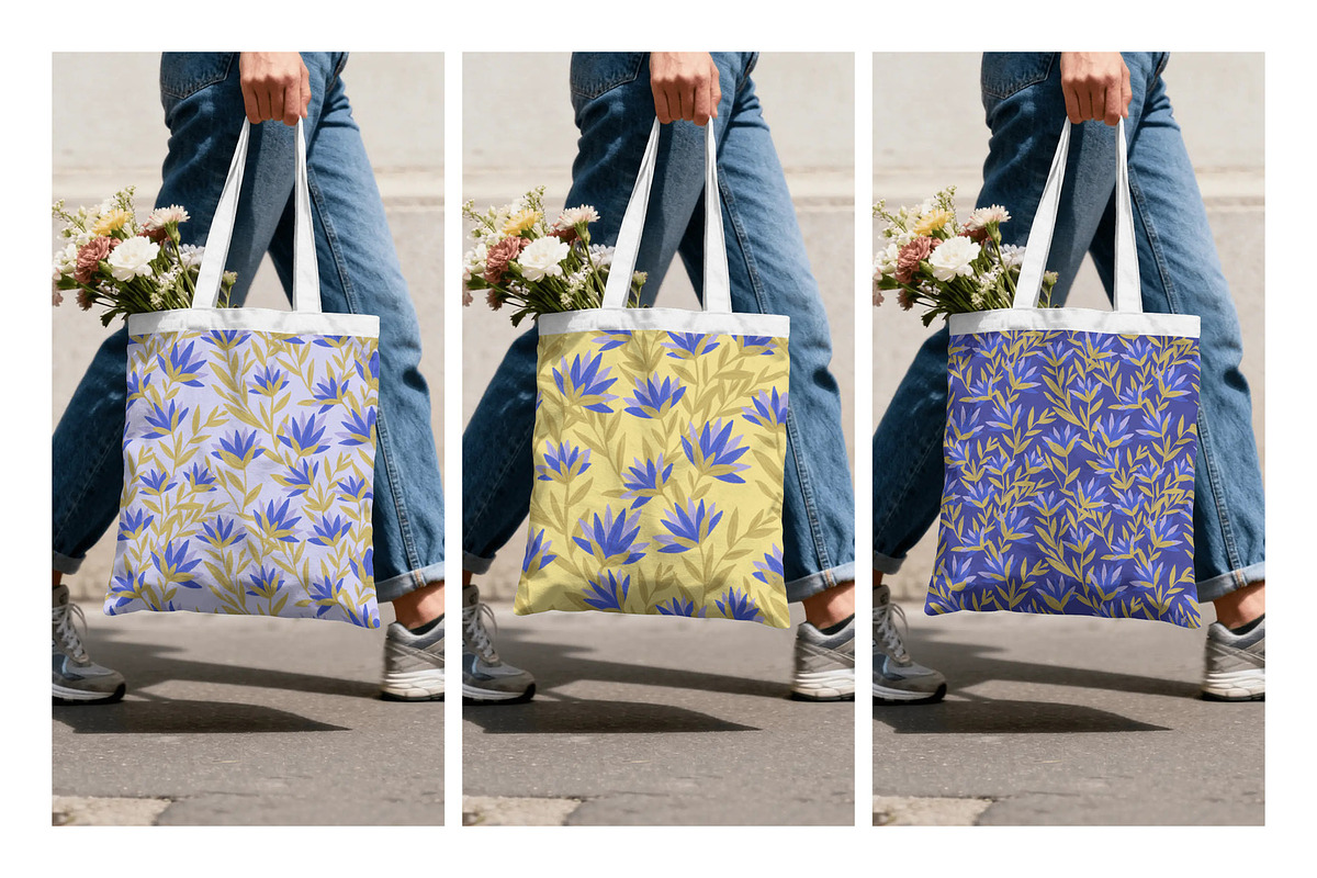 Abstract Botanical Seamless Pattern, a Pattern Graphic by Annie Tyndall Creative (Photo 8 of 12)