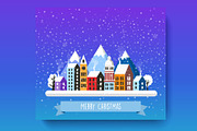 City landscape Christmas, a Decorative Illustration by AlexZeL (Thumbnail 5 of 8)