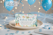 Sea You Soon Baby Shower Invitation, a Templates & Theme by VeliusCreativeStudio (Thumbnail 3 of 7)