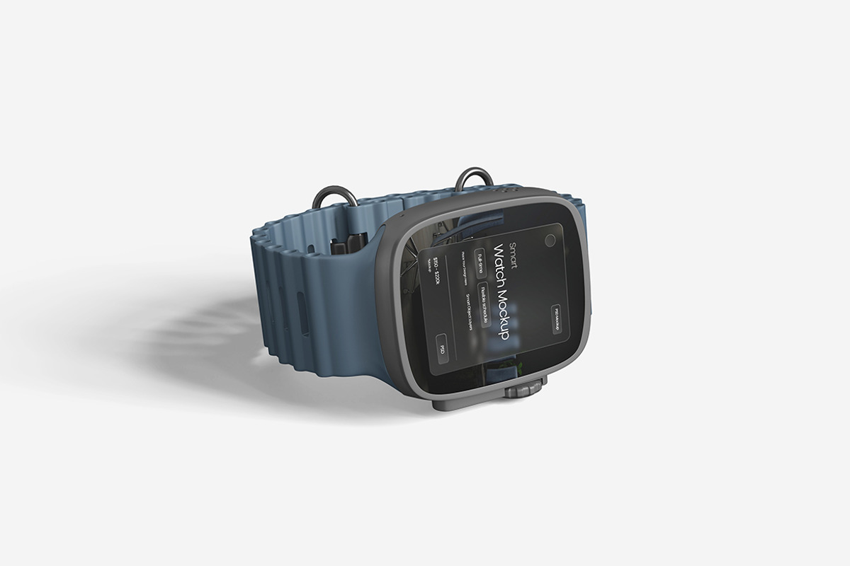 Smartwatch Mockup, a Product Mockup by MrLetters (Photo 5 of 5)