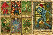 Fantasy World Tarot/full deck, a Decorative Illustration by Samiramay (Thumbnail 7 of 12)