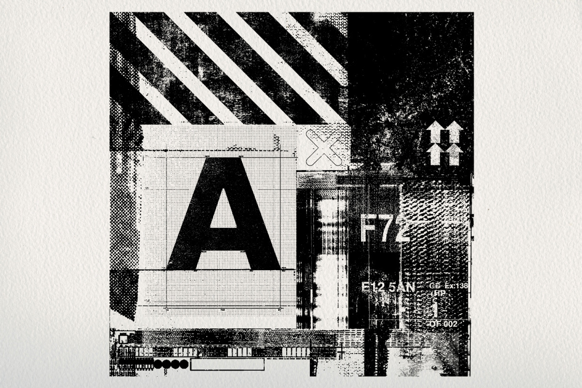 Abstract Digital Collage Textures, a Texture Graphic by Offset (Photo 10 of 13)