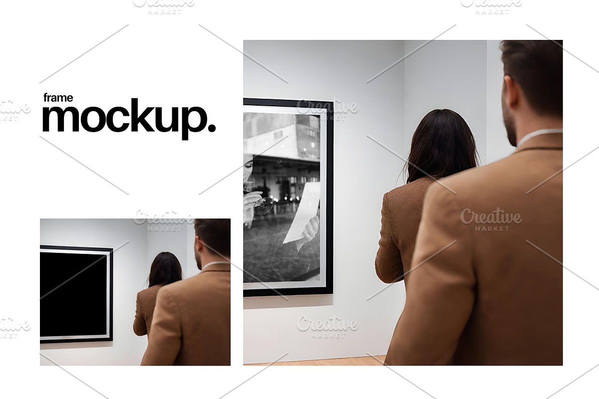 Frame Mockup #30, Black Landscape, a Print Template by Kzara Visual Concepts