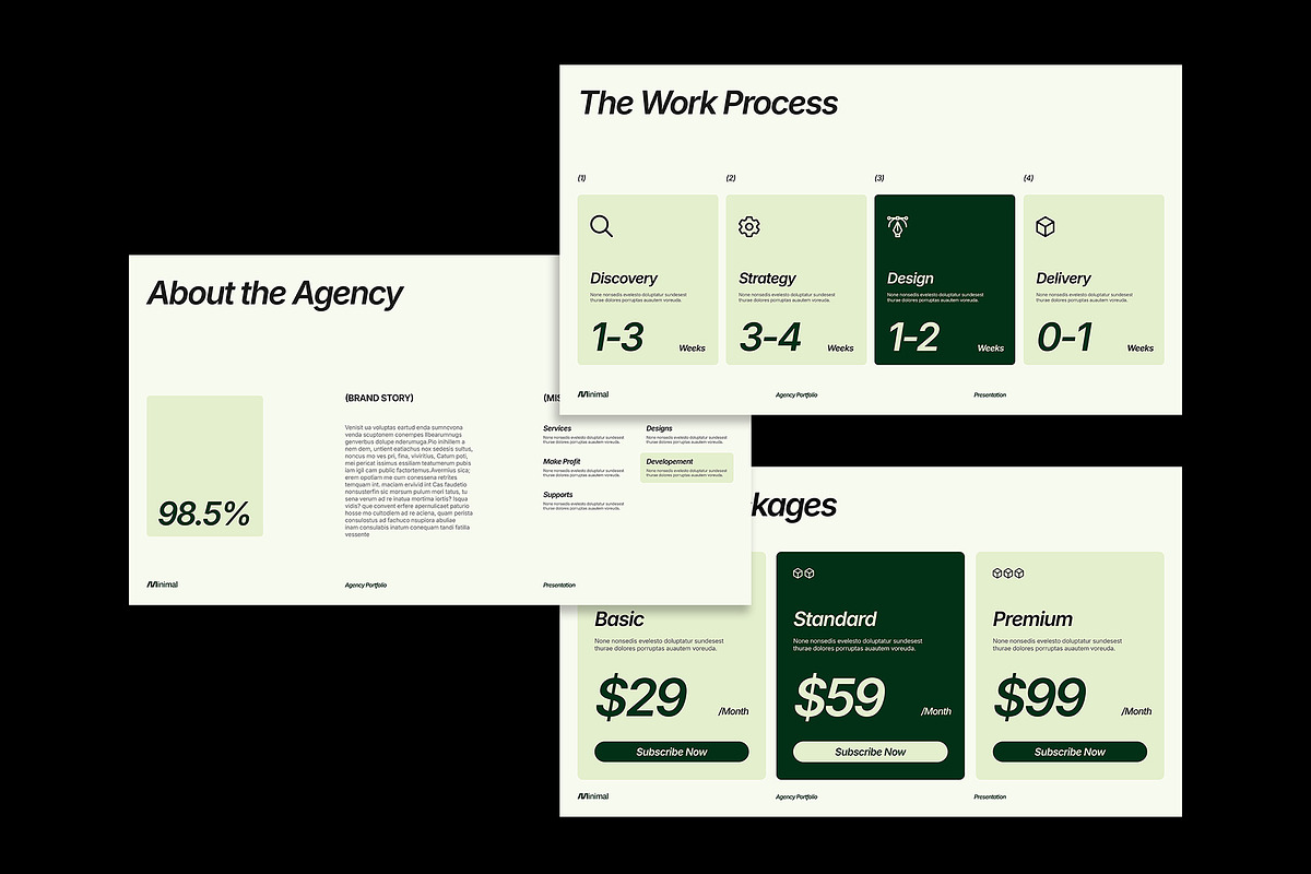 Agency Portfolio Deck Template, a Presentation Template by Templeste (Photo 6 of 6)