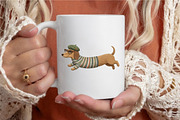 Dachshund Embroidery Design, an Illustration by designcity5 (Thumbnail 4 of 4)