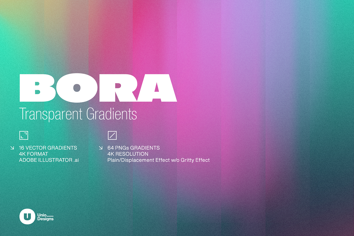 Bora Transparent Gradients, a Texture Graphic by Unio Designs (Photo 1 of 8)