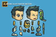 George From The Space Squad, an Illustration by tokegameart (Thumbnail 3 of 4)