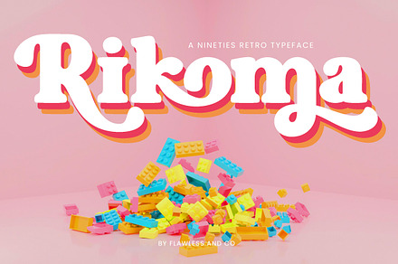 Rikoma, a Symbol Font by Flawless And Co