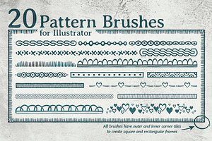 20 Pattern Brushes