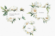 White Peony Watercolor, a Decorative Illustration by ThaismotaCreativeCo (Thumbnail 6 of 10)