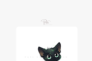 20 PNG Halloween Witch Cat Clipart, an Animal Illustration by Pati Charm Studio (Thumbnail 5 of 7)