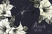 POISON | Watercolor HALLOWEEN set, a Decorative Illustration by Tanya Vollar (Thumbnail 13 of 16)