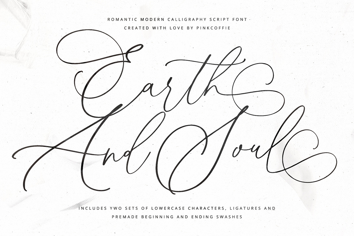 The Wedding Calligraphy Bundle, a Script Font by Pink Coffie (Photo 4 of 10)