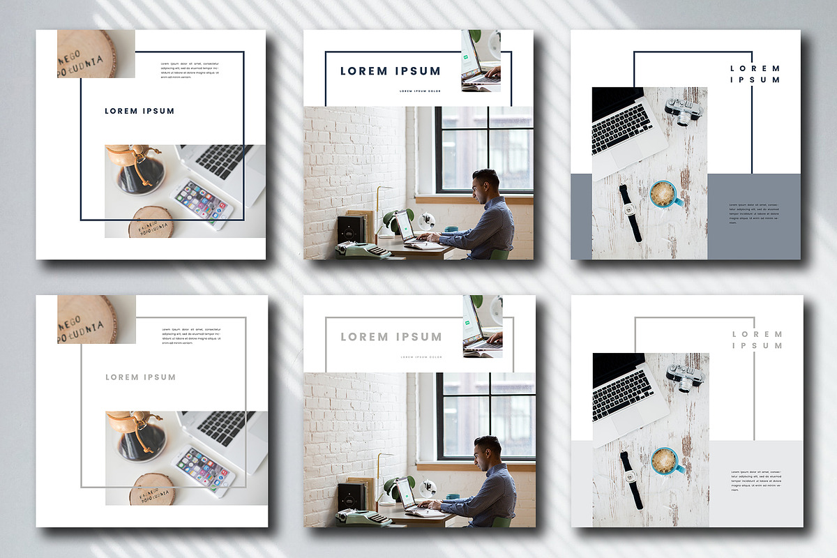 Desk Space Social Media Template, a Social Media Template by Meknya (Photo 5 of 9)