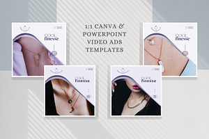 Jewelry Instagram Canva & PPT Ads