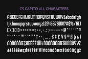 CS Capito – Sporty Font, a Sans Serif Font by Craft Supply Co. (Thumbnail 8 of 8)