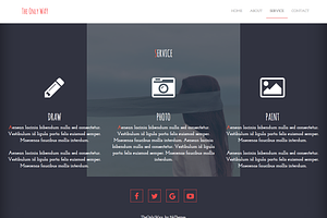 The Only Way - Portfolio Theme