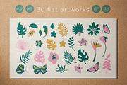 Tropical Velvet Jade Beauty, a Decorative Illustration by Illustana (Thumbnail 6 of 21)