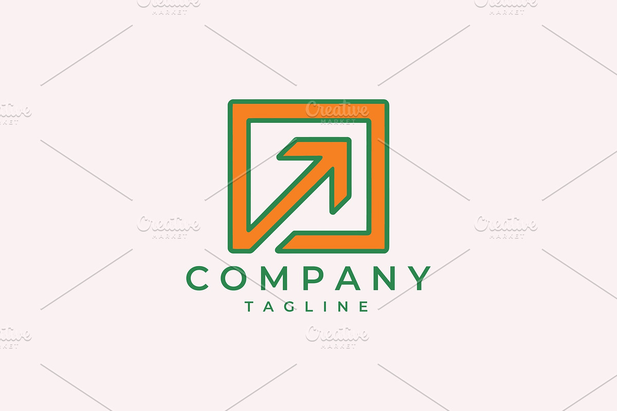 Abstract Arrow Square Logo, a Branding & Logo Template by Vectorium Studio (Photo 1 of 2)