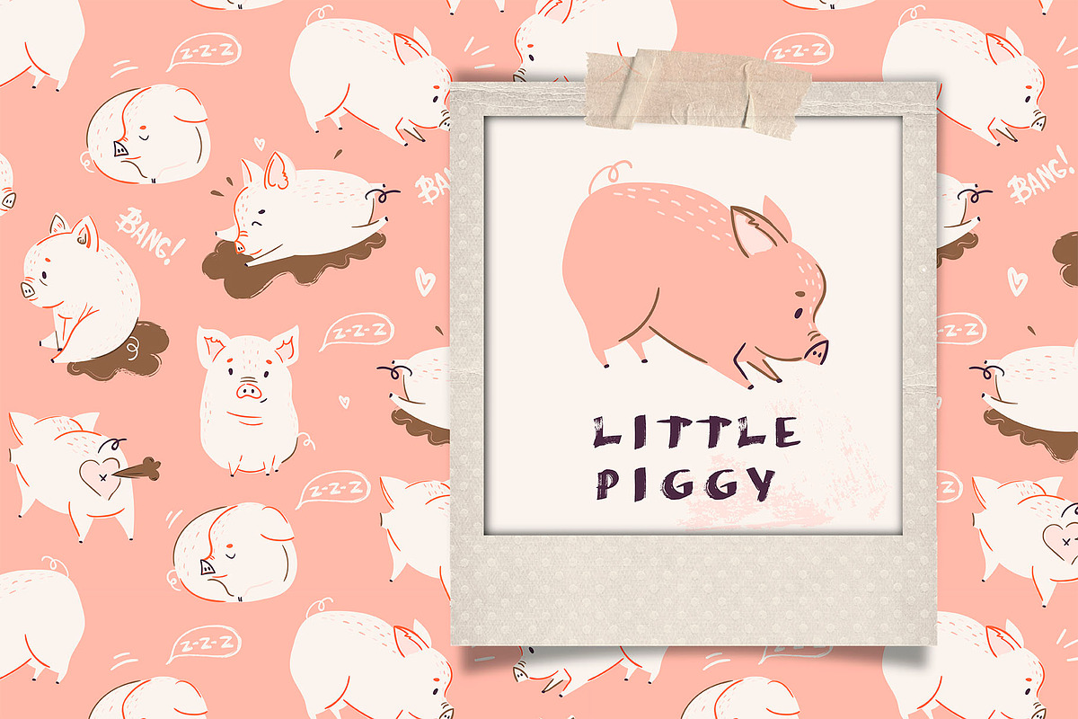 Little Piggy, an Animal Illustration by Twisted Tail (Photo 1 of 5)