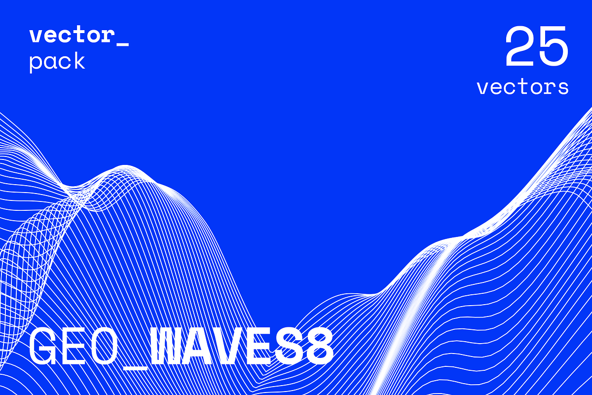 GEO_WAVES8 Vector Pack, a Background Graphic by codetoform (Photo 1 of 27)