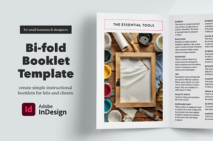 Bifold Booklet InDesign Template, a Brochure Template by Dandymark