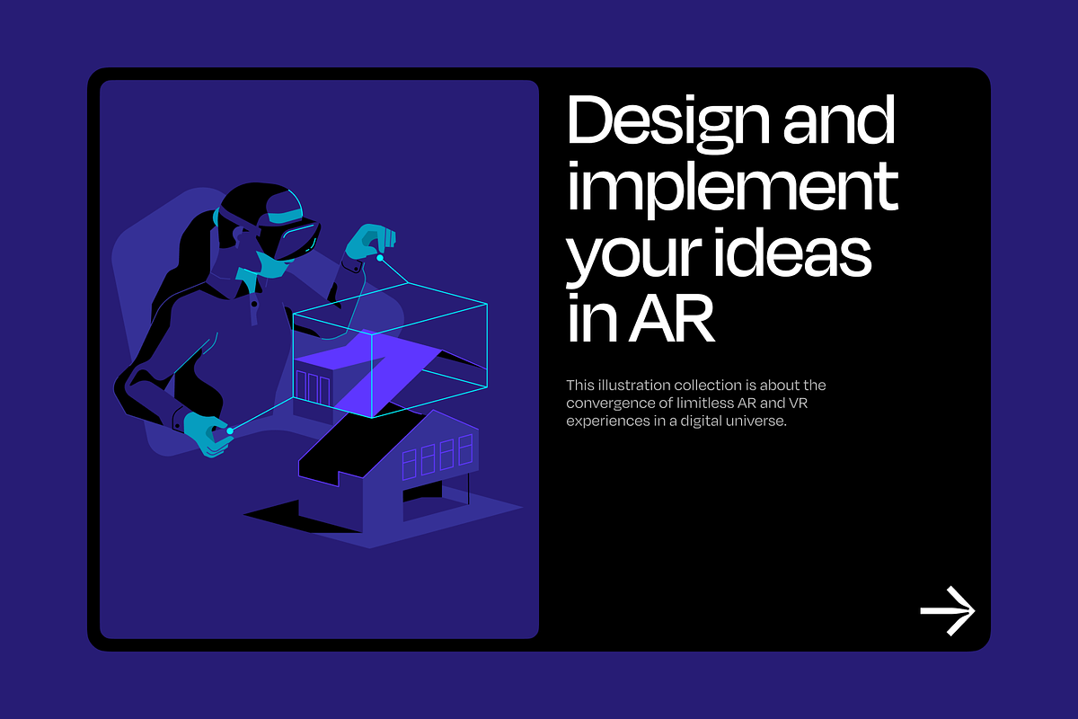 Virtual Reality & AR Illustrations, a Templates & Theme by Formfrom (Photo 4 of 12)
