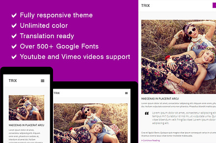 Trix - Responsive Blog Theme