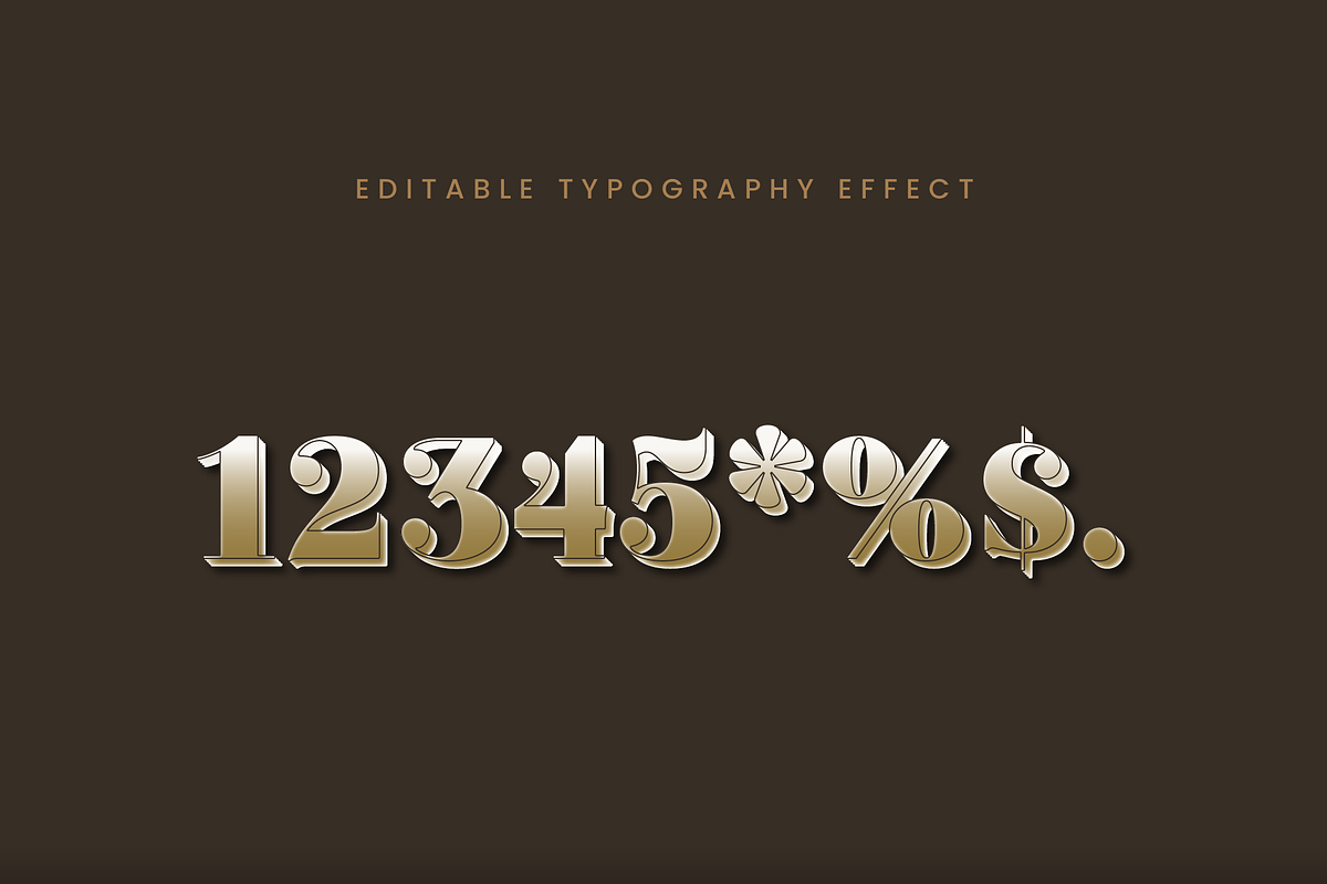 Glossy Baroque 3D Text Effect preview 2