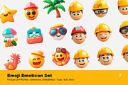 Emoji Emoticon Set | Transparent PNG, an Object Graphic by Reformer Mockup (Thumbnail 8 of 12)