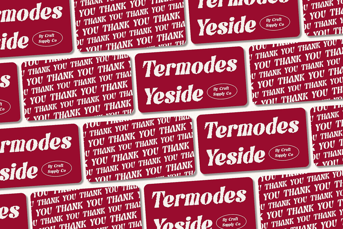 Askey Pixel, a Sans Serif Font by Craft Supply Co. (Photo 6 of 8)