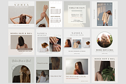 Hair Beauty Instagram Template CANVA, a Social Media Template by NoheaDesignShop (Thumbnail 3 of 11)