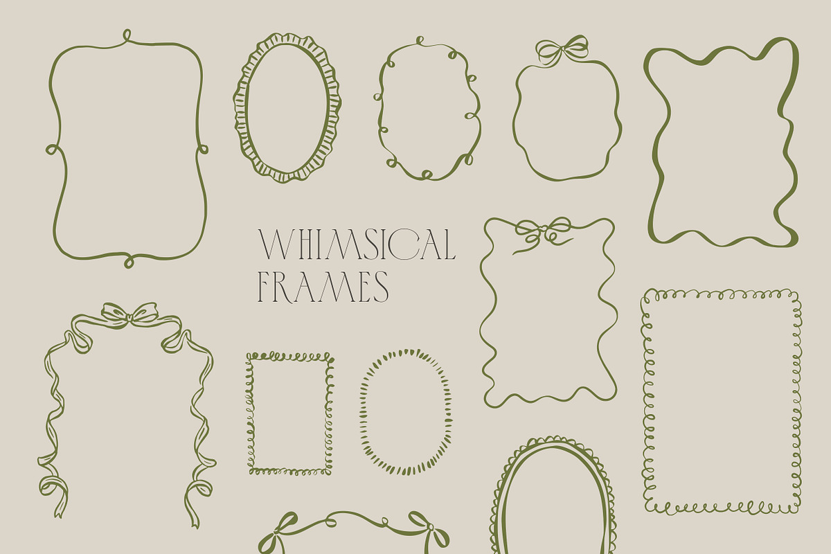 Whimsical Frames and Bows, an Object Graphic by DesignThatMatters (Photo 4 of 8)