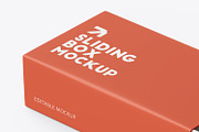Sliding Gift Box Mockup PSD, a Packaging Mockup by Ram Studio LLC (Thumbnail 6 of 15)