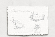 Line Art Wildflowers Clipart, a Decorative Illustration by BlumenSoul (Thumbnail 8 of 9)