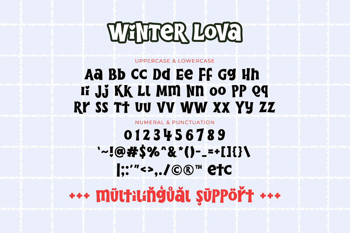 Winter Lova - Mixed Cute Font, a Handwritten Font by Airotype (Photo 10 of 11)
