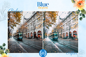 15 Blue Heaven Lightroom Presets