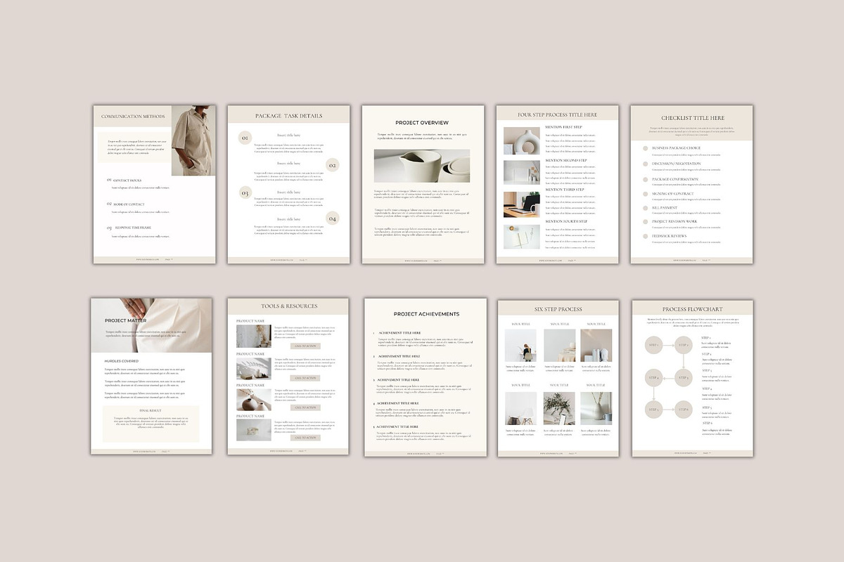 Client Services Experience Bundle, a Brochure Template by Deepa Template Studio (Photo 8 of 20)