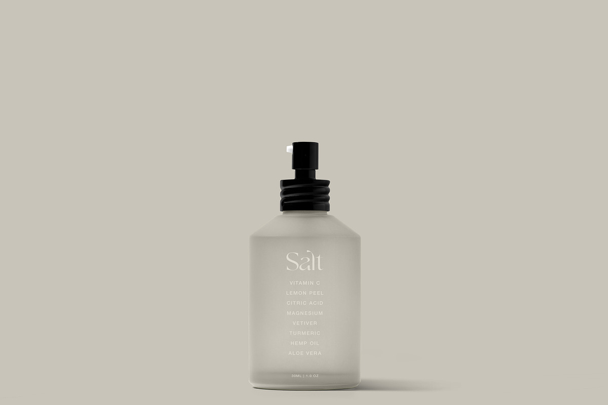 Frosted Spray Bottle Mockup, a Packaging Mockup by Copal (Photo 5 of 14)
