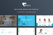 Medico Health Care PSD Template, a Websites & App Template by Themefisher (Thumbnail 1 of 5)