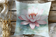 Aesthetic Lotus Flower Art, a Graphic by ikarifq shop (Thumbnail 4 of 4)