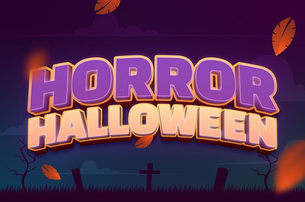 Horror Halloween Text Effect
