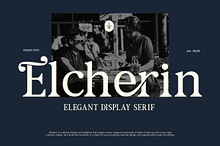 Elcherin Elegant Display Serif Font