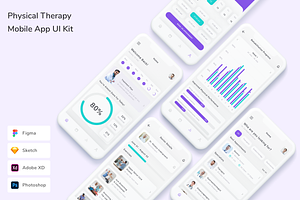 Physical Therapy Mobile App UI Kit