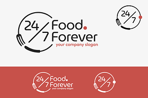 24/7 Food Forever - Logo Restaurant
