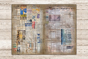 Newspaper Journal Card, a Decorative Illustration by GlamArtZhanna (Thumbnail 7 of 9)