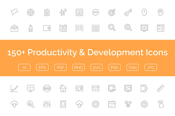 150 Productivity Development Icon