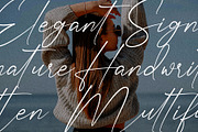Clafita Miller - Signature Font, a Script Font by RantautypeStudio (Thumbnail 3 of 9)