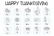 Happy thanksgiving| Symbols Fonts, a Symbol Font by Sirinart (Thumbnail 3 of 6)